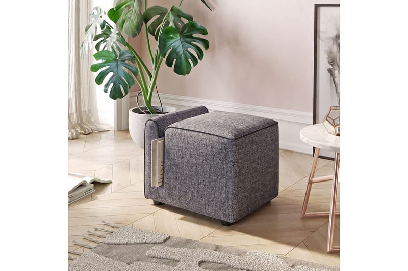Puff Djarhint Grå - Grå - Møbler - Stoler - Krakk - Puff