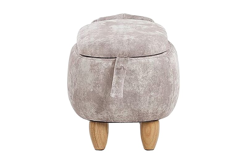 Doggy Sittepuff med Oppbevaring - Beige - Møbler - Stoler - Krakk - Puff