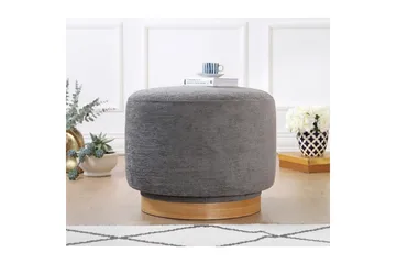 Puff Doroufield Grå - Grå - Møbler - Stoler - Krakk - Puff