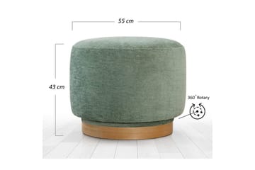 Puff Doroufield Grønn - Grønn - Møbler - Stoler - Krakk - Puff