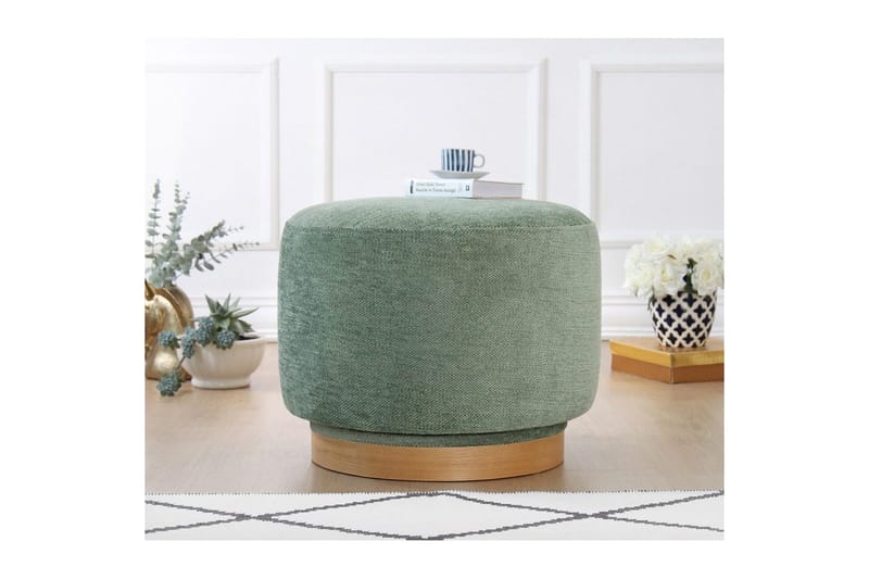 Puff Doroufield Grønn - Grønn - Møbler - Stoler - Krakk - Puff
