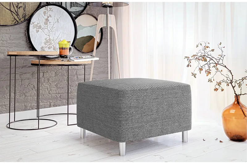 Dover Sittepuff 65x56x42 cm - Møbler - Stoler - Krakk - Puff