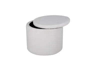 Dunken Sittepuff - Benhvit - Møbler - Stoler - Krakk - Puff