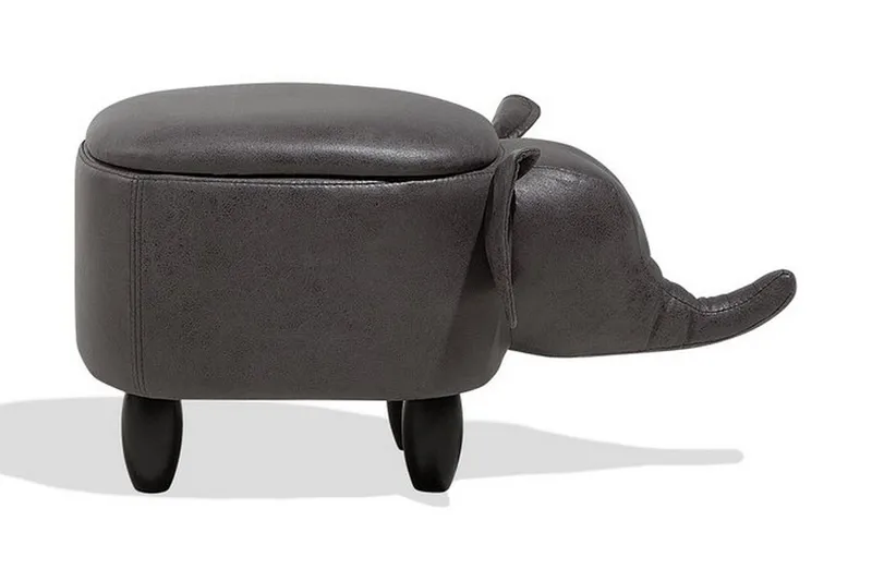 Elephant Puff 70 cm - Grå - Møbler - Stoler - Krakk - Puff