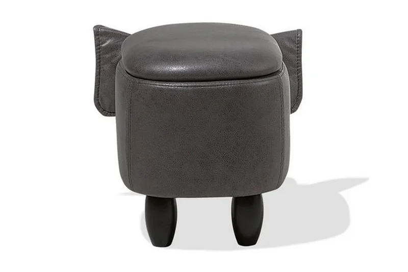 Elephant Puff 70 cm - Grå - Møbler - Stoler - Krakk - Puff