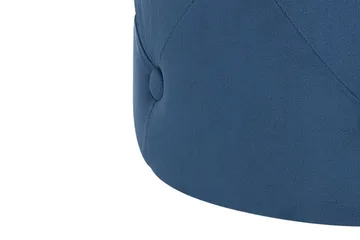 Emmerlyn Sittepuff Fløyel - Blå - Møbler - Stoler - Krakk - Puff