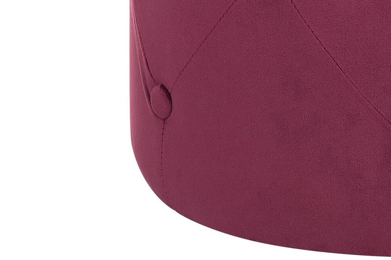 Emmerlyn Sittepuff Fløyel - Rød - Møbler - Stoler - Krakk - Puff