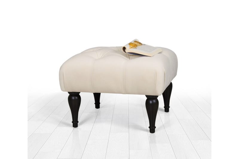 Frankfort Sittepuff 51 cm - Beige - Møbler - Stoler - Krakk - Puff