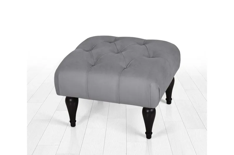 Frankfort Sittepuff 51 cm, Grå