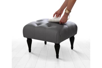 Frankfort Sittepuff 51 cm - Grå - Møbler - Stoler - Krakk - Puff