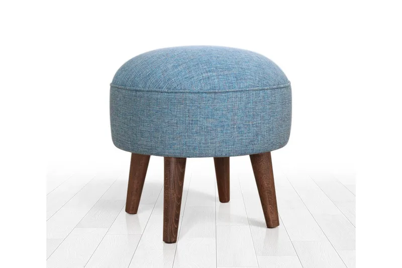 Fredericton Sittepuff 45 cm - Blå - Møbler - Stoler - Krakk - Puff