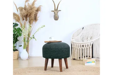 Fredericton Sittepuff 45 cm - Grønn - Møbler - Stoler - Krakk - Puff