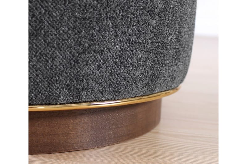 Galena Sittepuff 42 cm - Grå - Møbler - Stoler - Krakk - Puff