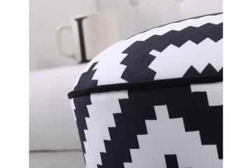 Galesburg Sittepuff 42 cm - Svart - Møbler - Stoler - Krakk - Puff