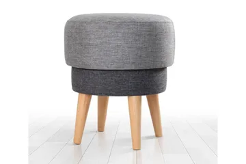 Giovas Sittepuff 47 cm - Grå - Møbler - Stoler - Krakk - Puff