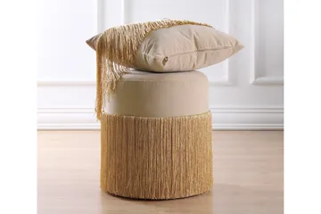 Glassboro Sittepuff 40 cm - Gull - Møbler - Stoler - Krakk - Puff