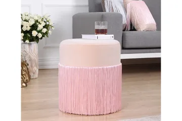 Glassboro Sittepuff 40 cm - Rosa - Møbler - Stoler - Krakk - Puff