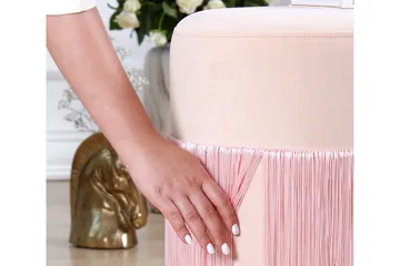 Glassboro Sittepuff 40 cm - Rosa - Møbler - Stoler - Krakk - Puff