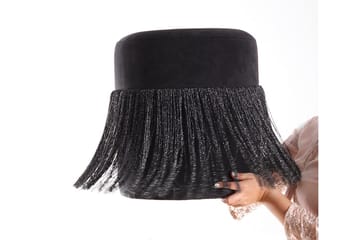 Glassboro Sittepuff 40 cm - Svart - Møbler - Stoler - Krakk - Puff