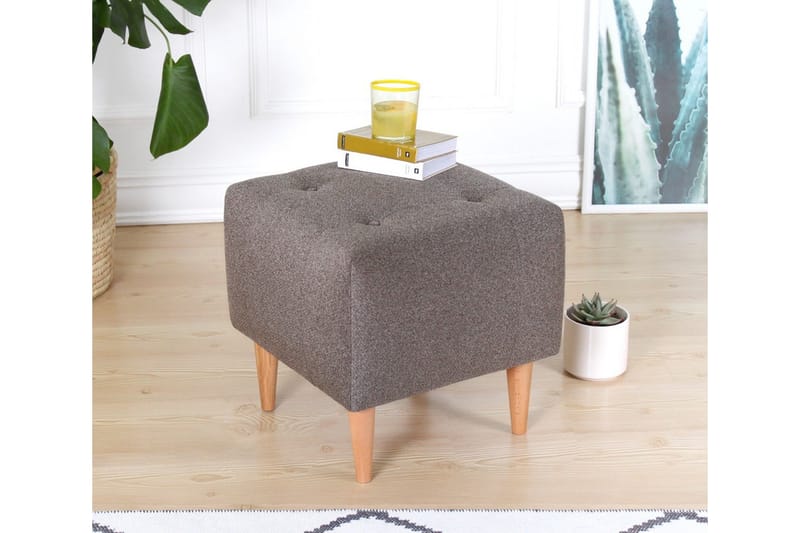 Grants Sittepuff 43 cm - Brun - Møbler - Stoler - Krakk - Puff