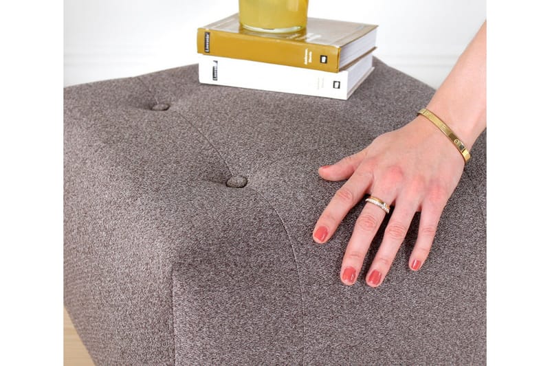 Grants Sittepuff 43 cm - Brun - Møbler - Stoler - Krakk - Puff