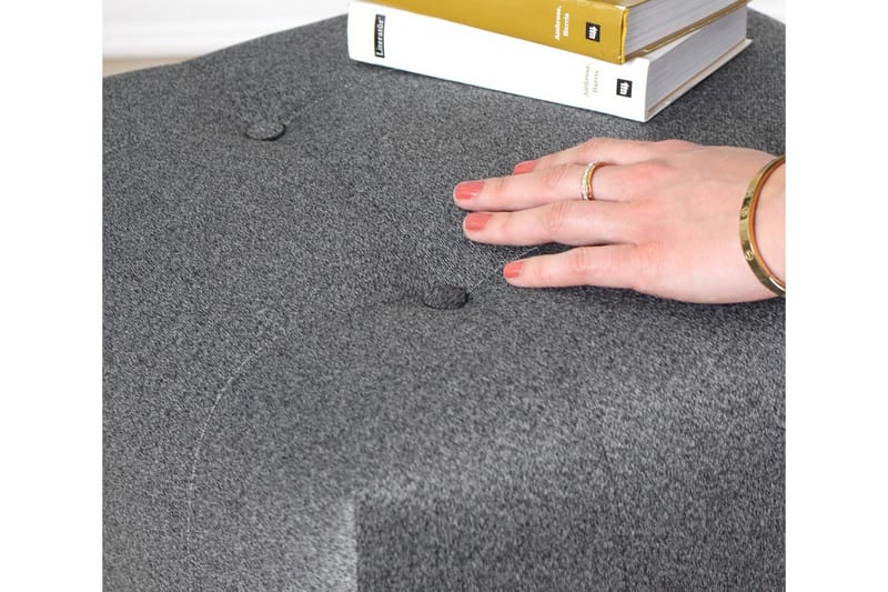 Grants Sittepuff 43 cm - Grå - Møbler - Stoler - Krakk - Puff