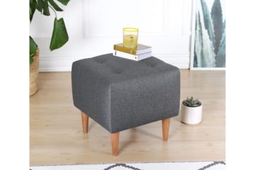Grants Sittepuff 43 cm - Grå - Møbler - Stoler - Krakk - Puff