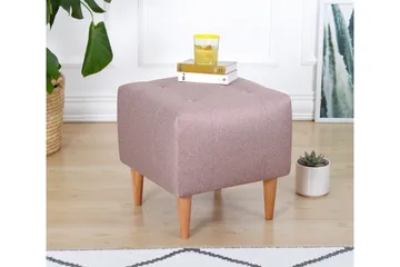 Grants Sittepuff 43 cm - Rosa - Møbler - Stoler - Krakk - Puff