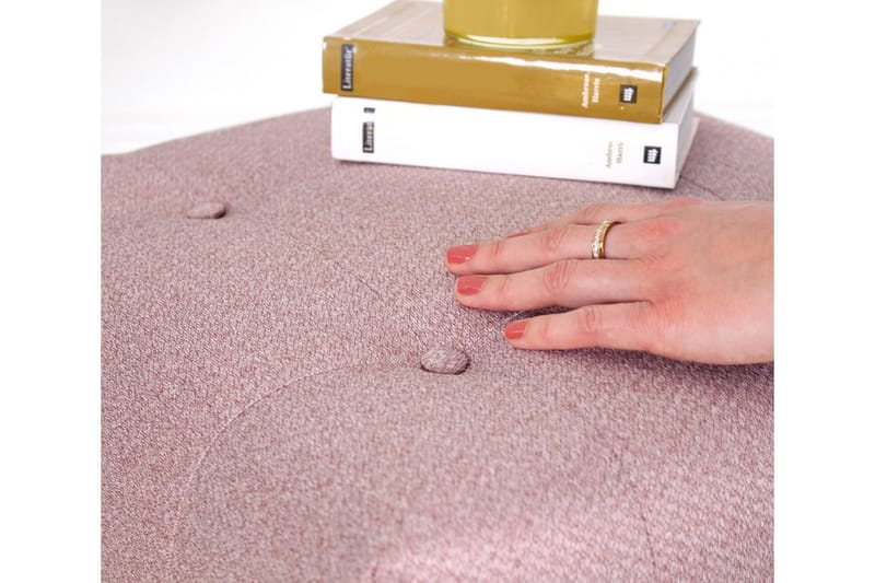 Grants Sittepuff 43 cm - Rosa - Møbler - Stoler - Krakk - Puff