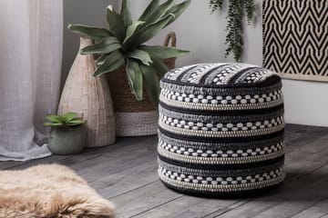 Guntur Puff 41 cm - Hvit - Møbler - Stoler - Krakk - Puff