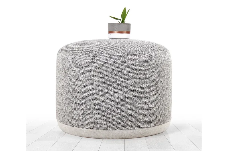 Harrodsburg Sittepuff 51 cm, Grå