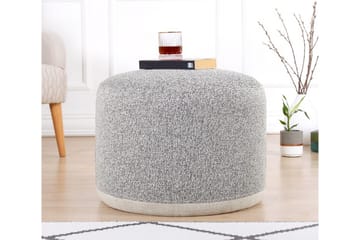 Harrodsburg Sittepuff 51 cm - Grå - Møbler - Stoler - Krakk - Puff