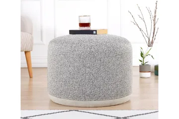 Harrodsburg Sittepuff 51 cm - Grå - Møbler - Stoler - Krakk - Puff