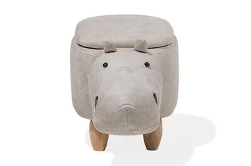 Hippo Puff 32 cm - Grå - Møbler - Stoler - Krakk - Puff