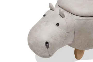 Hippo Puff 32 cm - Grå - Møbler - Stoler - Krakk - Puff