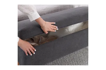 Puff Iralton Grå - Grå - Møbler - Stoler - Krakk - Puff