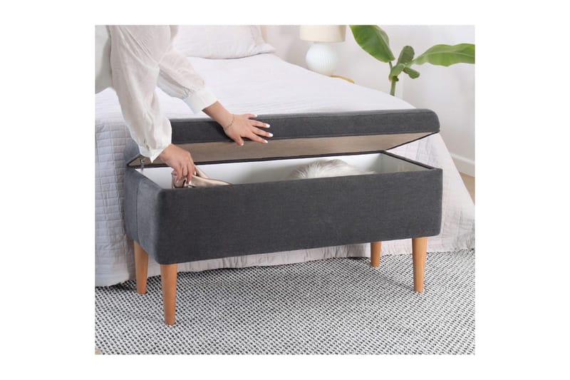 Puff Iralton Grå - Grå - Møbler - Stoler - Krakk - Puff