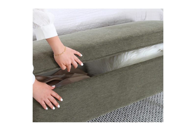 Puff Iralton Grønn - Grønn - Møbler - Stoler - Krakk - Puff