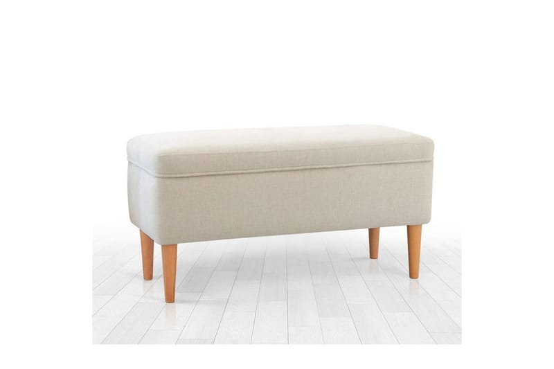 Puff Iralton Krem - Krem - Møbler - Stoler - Krakk - Puff