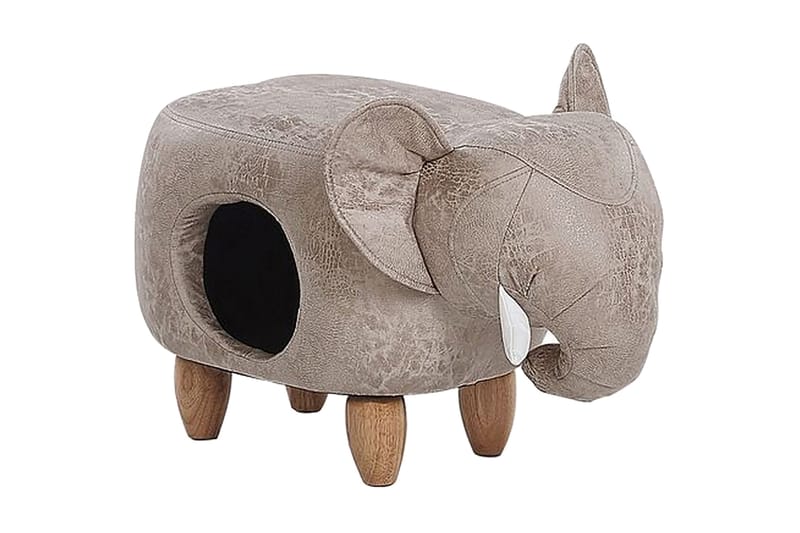 Jumbola Sittepuff - Grå - Møbler - Stoler - Krakk - Puff