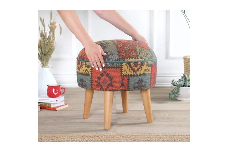 Puff Keliorbury Grønn - Grønn - Møbler - Stoler - Krakk - Puff