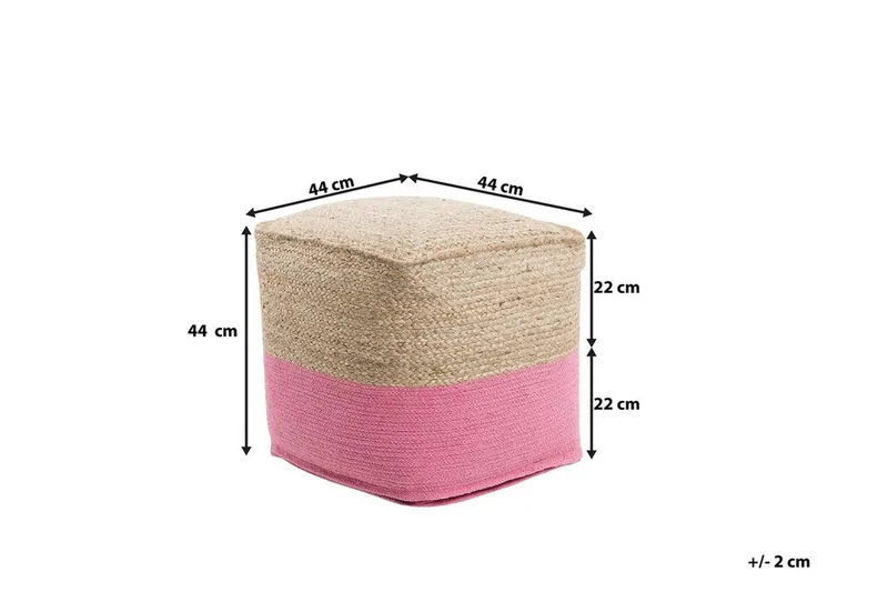 Kirama Puff 44 cm - Beige - Møbler - Stoler - Krakk - Puff