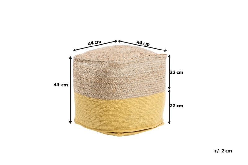 Kirama Puff 44 cm - Beige - Møbler - Stoler - Krakk - Puff