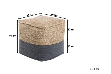 Kirama Puff 44 cm - Beige - Møbler - Stoler - Krakk - Puff