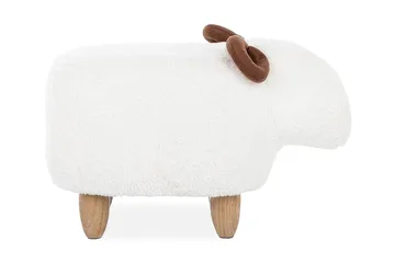 Kobara Sittepuff - Hvit - Møbler - Stoler - Krakk - Puff