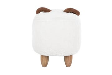 Kobara Sittepuff - Hvit - Møbler - Stoler - Krakk - Puff