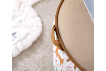 Lachine Barnestittepuff - Beige/Hvit - Møbler - Stoler - Krakk - Puff