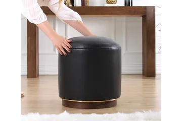 Lackawanna Sittepuff 42 cm - Antrasitt - Møbler - Stoler - Krakk - Puff