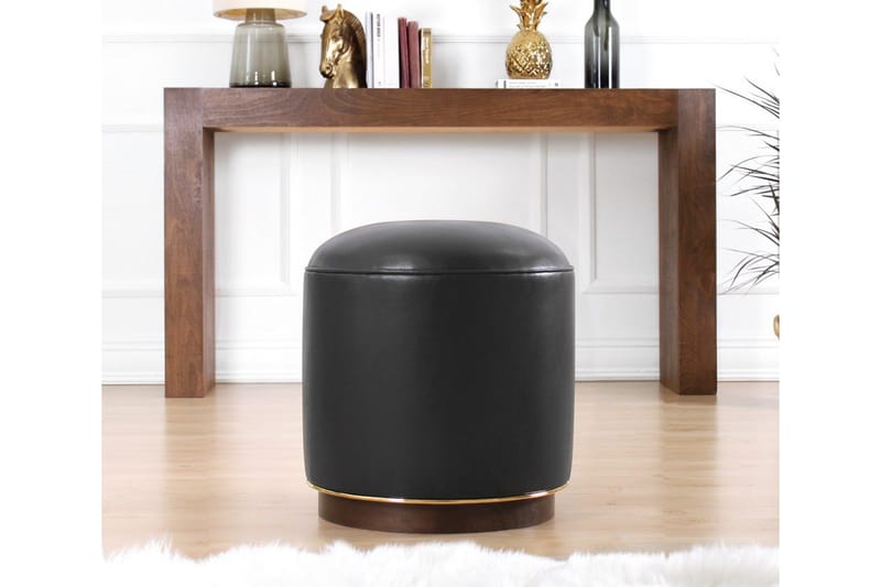 Lackawanna Sittepuff 42 cm - Antrasitt - Møbler - Stoler - Krakk - Puff