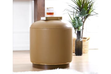 Lackawanna Sittepuff 42 cm - Beige - Møbler - Stoler - Krakk - Puff